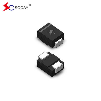 Diodos de TVS montados na superfície de 5V SMBJ5.0A, supressor de tensão transitória unidirecional de 600W