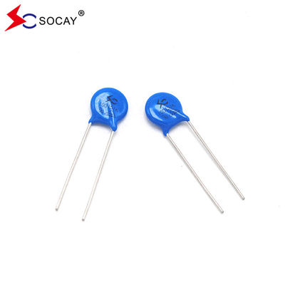 10D Série Metal Oxide Varistor 10D820K / 10D820KJ Ф10mm 135VC Potência nominal 0,4W