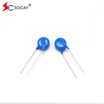 10D Série Metal Oxide Varistor 10D820K / 10D820KJ Ф10mm 135VC Potência nominal 0,4W