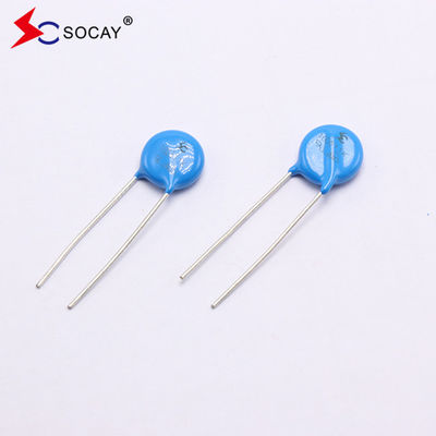 10D Série Metal Oxide Varistor 10D820K / 10D820KJ Ф10mm 135VC Potência nominal 0,4W