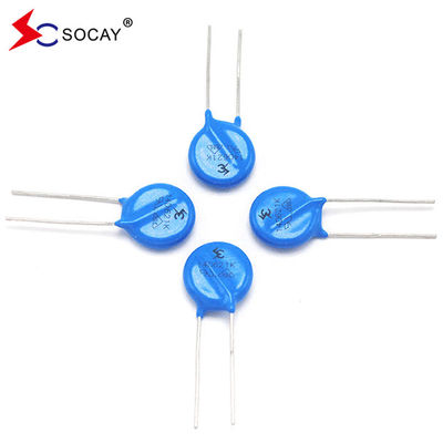 Ф14mm Varistor de óxido metálico 14D820K / 14D820KJ Para aplicações de baixa tensão de CC