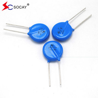 Ф20mm Varistor de óxido metálico 20D101K / 20D101KJ Ampla tensão de operação V1mA 18V - 1800V