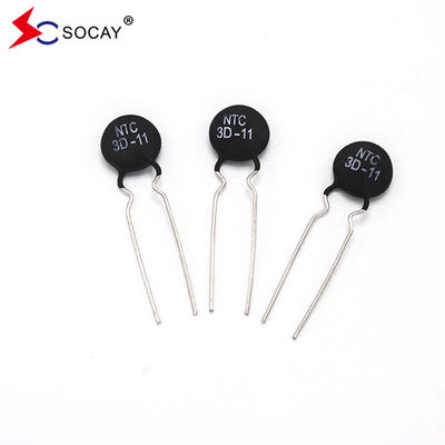 Ф11mm NTC Thermistor MF72-SCN8D-11 NTC 3D-11 Para motor elétrico de circuito de driver LED