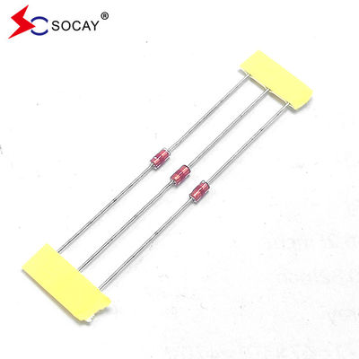 Tubo de descarga de vidro de chumbo axial SCA-141N 1.0pF 8/20μS 500A Protetores de falha de faísca