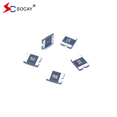 PPTC SMD Resetable Fuse Hold Current 0.5A Voltagem nominal 16Vmax 0,6W Potência típica