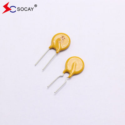 Fusível reiniciável de chumbo radial PPTC SC60-090CW0D I manter 0,9A Tensão máxima 60Vdc