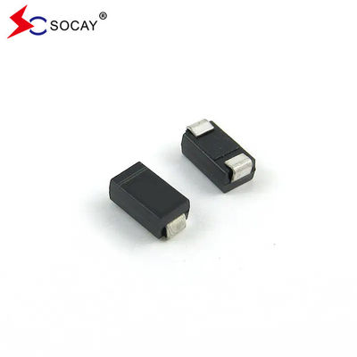 Pacote SMA Diodo Zener de silício 1SMA4728A 1W 3.3V Corrente Zener admissível 285mA