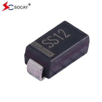 20V Repetitivo Pico Voltagem Reversa SS12A Schottky Diodo de Barreira SMA Pacote