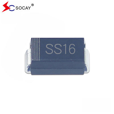 Pacote SMD Rectificador Schottky 60 V SS16A Diodo Schottky DO-214AC