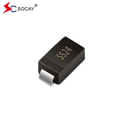 Pacote SMA Rectificador Schottky SS24A Diodo de barreira Schottky VRRM 40V 2A DO-214AC