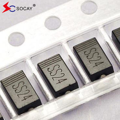 Pacote SMA Rectificador Schottky SS24A Diodo de barreira Schottky VRRM 40V 2A DO-214AC