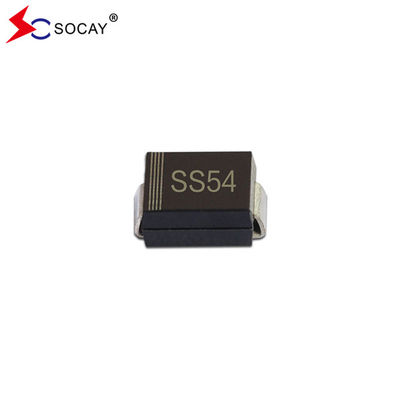 VRRM 40V SS54B SS510B 100VRRM Rectificadores de barreira Schottky 0,55V Voltagem para a frente