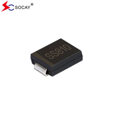 100VRRM Diodo de barreira de superfície montado Schottky SS810C 70VRMS Pacote SMC de tensão