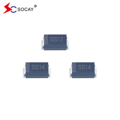 40V DC Voltagem de bloqueio Diodo de barreira Schottky SS14A Semicondutor 28V Voltagem máxima RMS
