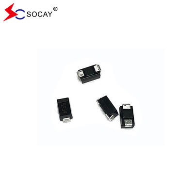 SS34A Diodo de barreira de Schottky 28V Tensão máxima RMS 100A Corrente de onda de picos para a frente
