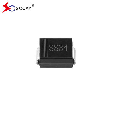 Socay SS34B Diodo retificador 80A Corrente de onda de pico para a frente no pacote SMB DO-214AA