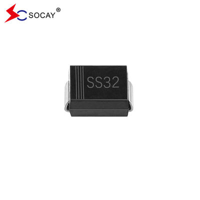 3A SMB Rectificadores de barreira de sobretensão Schottky SS32B com tensão inversa de 20 V