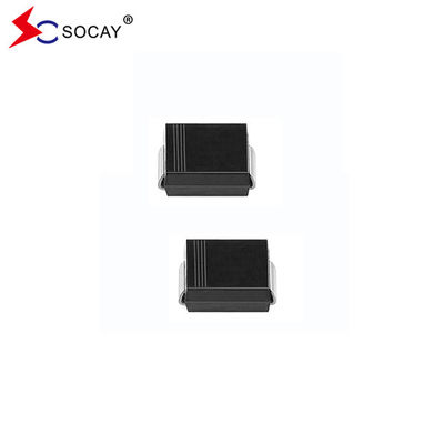 Diodo de barreira de Schottky 30VDC SS33B Com 21V RMS Tensão 0,5V Voltagem para a frente 80A Corrente máxima de onda para a frente