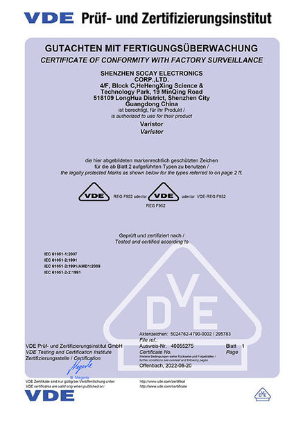 China Shenzhen Socay Electronics Co., Ltd. Certificações