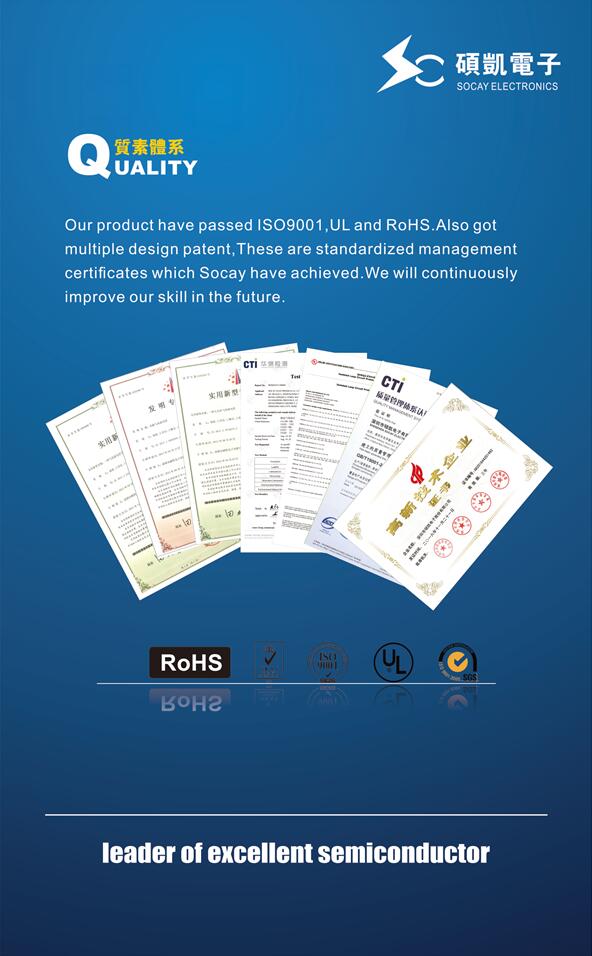 Shenzhen Socay Electronics Co., Ltd. Controle de Qualidade
